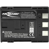 Ansmann Li-Ion battery packs A-CAN NB 2 LH Ioni di Litio 720 mAh 720 mAh, 7,4 V, Ioni di Litio, Vendita al dettaglio