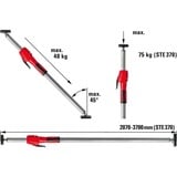 BESSEY STE370, Supporto argento/Rosso