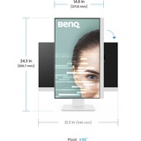 BenQ GW2486TC, Monitor LED bianco