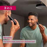 Beurer 10505, Tagliapeli Naso ed Orecchie Nero