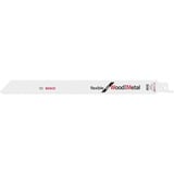 Bosch S 1122 HF Lama per sega universale Bimetallo 1 pz Lama per sega universale, Tubo, Profilato, Lamina di metallo, Legno con chiodi, Bimetallo, 2,5 mm, 17,5 cm, 22,5 cm