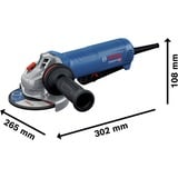 Bosch Smerigliatrice angolare GWS 12-125 P Professional blu