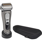 Braun Series 9 Pro+ 9615S Rasoio Trimmer Nero, Grigio grigio/Argento, Rasoio, Nero, Grigio, Acciaio inox, Pulsanti, LED, CA/Batteria