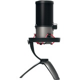 CHERRY UM 6.0 ADVANCED Nero, Argento Microfono da tavolo Nero/Argento, Microfono da tavolo, 24 bit, 96 kHz, 120 dB, Microfono cardioide/omnidirezionale, Cablato