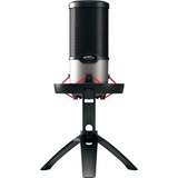 CHERRY UM 6.0 ADVANCED Nero, Argento Microfono da tavolo Nero/Argento, Microfono da tavolo, 24 bit, 96 kHz, 120 dB, Microfono cardioide/omnidirezionale, Cablato