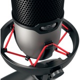 CHERRY UM 6.0 ADVANCED Nero, Argento Microfono da tavolo Nero/Argento, Microfono da tavolo, 24 bit, 96 kHz, 120 dB, Microfono cardioide/omnidirezionale, Cablato