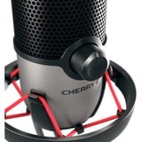 CHERRY UM 6.0 Advanced, Microfono Nero/Argento