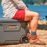 Coleman Convoy 65 QT Wheeled, Scatola cool grigio scuro