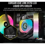 Corsair iCUE LINK H170i LCD Liquid CPU Cooler Ricondizionato, Raffreddamento ad acqua Nero