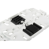 Digitus Cassette di giunzione in fibra ottica per 12 fibre incl. supporto di giunzione per crimpare e protezione termorestringente, Scatola di giunzione bianco