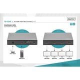 Digitus Processore videowall HDMI 4K, 2x2, Splitter HDMI Nero