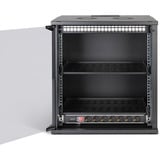 Digitus Set di rete SOHO Pro 19" 540x400 mm (LxP), IT armadio Nero