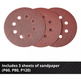 EINHELL Levigatrice orbitale professionale a batteria TP-RS 18/32 Li BL-Solo, 18 Volt, Levigatrice orbitale casuale rosso/Nero