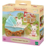 EPOCH Sylvanian Families - Gemelli Coniglietti di Cioccolato con Passeggino, Giochi di costruzione 