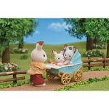EPOCH Sylvanian Families - Gemelli Coniglietti di Cioccolato con Passeggino, Giochi di costruzione 