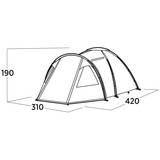 Easy Camp 120489 Kinn 5, Tenda verde oliva