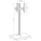 HAGOR CPS ELIA 160 Floorstand Nero/nero lucido