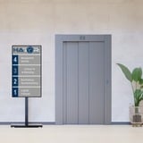 HAGOR CPS ELIA 160 Floorstand, Supporto Nero/nero lucido