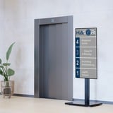 HAGOR CPS ELIA 160 Floorstand, Supporto Nero/nero lucido