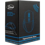 Inter-Tech M-230 mouse Mano destra RF Wireless Ottico 1600 DPI Nero, Mano destra, Ottico, RF Wireless, 1600 DPI, Nero