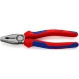 KNIPEX 03 02 200 Pinze da elettricista pinza, Pinze universali blu, Pinze da elettricista, 1,6 cm, Acciaio, Vinile, Blu/Rosso, 20 cm