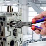 KNIPEX TwinGrip pinza frontale 82 02 200, Pinza da presa rosso/Blu