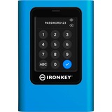 Kingston IronKey Vault Privacy 80 7.68 TB, Disco a stato solido blu/Nero