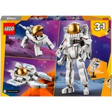 LEGO Creator 31152 3in1 Astronauta Trasformabile in Cane Giocattolo o in Astronave, Giochi da Costruire per Bambini di 9+, Giochi di costruzione Giochi da Costruire per Bambini di 9+, Set da costruzione, 9 anno/i, Plastica, 647 pz, 942 g