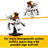 LEGO Creator 31152 3in1 Astronauta Trasformabile in Cane Giocattolo o in Astronave, Giochi da Costruire per Bambini di 9+, Giochi di costruzione Giochi da Costruire per Bambini di 9+, Set da costruzione, 9 anno/i, Plastica, 647 pz, 942 g
