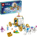 LEGO Disney Princess La carrozza reale di Cenerentola, Giochi di costruzione Set da costruzione, 6 anno/i, Plastica, 237 pz, 436 g