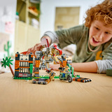 LEGO Jurassic World Fuga dello Spinosaurus, Giochi di costruzione Giocattolo Interattivo con Dino, Moto e 2 Minifigure, Regalo da 9+, Set da costruzione, 9 anno/i, Plastica, 820 pz, 810 g