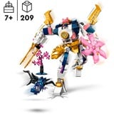 LEGO NINJAGO Mech elemento Tech di Sora, Giochi di costruzione Set da costruzione, 7 anno/i, Plastica, 209 pz, 350 g