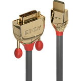 Lindy Cavo HDMI a DVI, Gold Line grigio