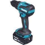 Makita Trapano avvitatore a percussione a batteria DHP490Z, 18 Volt, Cordless blu/Nero