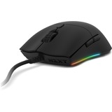 NZXT Lift mouse Ambidestro USB tipo A Ottico 16000 DPI Nero, Ambidestro, Ottico, USB tipo A, 16000 DPI, Nero