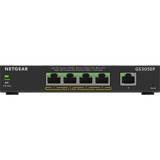 Netgear 5-Port Gigabit Ethernet PoE+ Plus Switch (GS305EP) Gestito L2/L3 Gigabit Ethernet (10/100/1000) Supporto Power over Ethernet (PoE) Nero Nero, Gestito, L2/L3, Gigabit Ethernet (10/100/1000), Full duplex, Supporto Power over Ethernet (PoE)