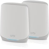 Netgear Orbi RBK762S Banda tripla (2.4 GHz/5 GHz/5 GHz) Wi-Fi 6 (802.11ax) Bianco 5 Interno, Router di rete bianco, Bianco, Interno, Sistema Mesh, 350 m², Banda tripla (2.4 GHz/5 GHz/5 GHz), Wi-Fi 6 (802.11ax)