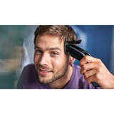 Philips 3000 series Regolacapelli con lame in acciaio inossidabile, Tagliacappelli argento, Nero, Blu, 0,5 mm, 2,3 cm, 4,1 cm, Acciaio inox, CA/Batteria