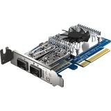 QNAP QXG-25G2SF-CX6 scheda di rete e adattatore Interno Fibra 25000 Mbit/s Interno, Cablato, PCI Express, Fibra, 25000 Mbit/s