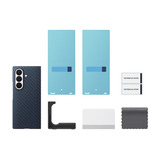 Samsung Custodia Magnetica in Carbonio, Custodia per telefono blu scuro