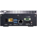 Shuttle Edge PC SPCEL03 PC con dimensioni 0,46 l Nero x6413E Intel SoC BGA 1493 1,5 GHz, Barebone grigio scuro, PC con dimensioni 0,46 l, Mini PC barebone, Intel SoC, BGA 1493, DDR4-SDRAM, SATA