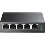 TP-Link TL-SF1005P Non gestito Fast Ethernet (10/100) Supporto Power over Ethernet (PoE) Nero, Interruttore Non gestito, Fast Ethernet (10/100), Full duplex, Supporto Power over Ethernet (PoE)