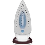 Tefal EasyGliss Plus FV5714 ferro da stiro Ferro da stiro a secco e a vapore Durilium 2400 W Bordeaux, Bianco bianco/Viola, Ferro da stiro a secco e a vapore, Durilium, 2 m, 190 g/min, Bordeaux, Bianco, 45 g/min