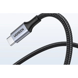 UGREEN 70427 cavo USB USB 2.0 1 m USB C 0,48 Gbit/s 100 W Nero, Argento Nero, 1 m, USB C, USB C, USB 2.0, 0,48 Gbit/s, Nero, Argento