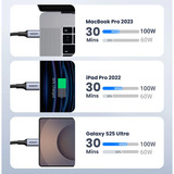UGREEN 70427 cavo USB USB 2.0 1 m USB C 0,48 Gbit/s 100 W Nero, Argento Nero, 1 m, USB C, USB C, USB 2.0, 0,48 Gbit/s, Nero, Argento