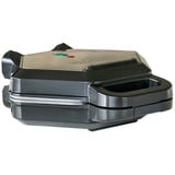 Unold Bobby 1 waffle 700 W Nero, Argento, Cialde accaio/Nero, 1 waffle, Esagonale, Nero, Argento, Plastica, Acciaio inox, 0,7 m, Nero