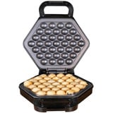 Unold Bobby 1 waffle 700 W Nero, Argento, Cialde accaio/Nero, 1 waffle, Esagonale, Nero, Argento, Plastica, Acciaio inox, 0,7 m, Nero