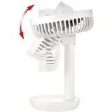 Unold Breezy, Ventilatore bianco/grigio, Ventilatore domestico con pale, Grigio, Bianco, Tavolo, Plastica, Pulsanti, Bianco