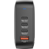 Verbatim Caricatore Mini-GaN 165W 4 Porte, Caricabatterie Nero