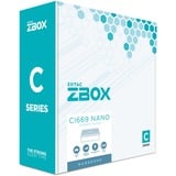 ZOTAC ZBOX-CI669NANO-BE, Barebone Nero/Bianco